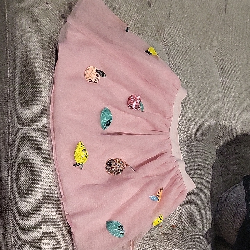 Pink Embellished Women's Skirt